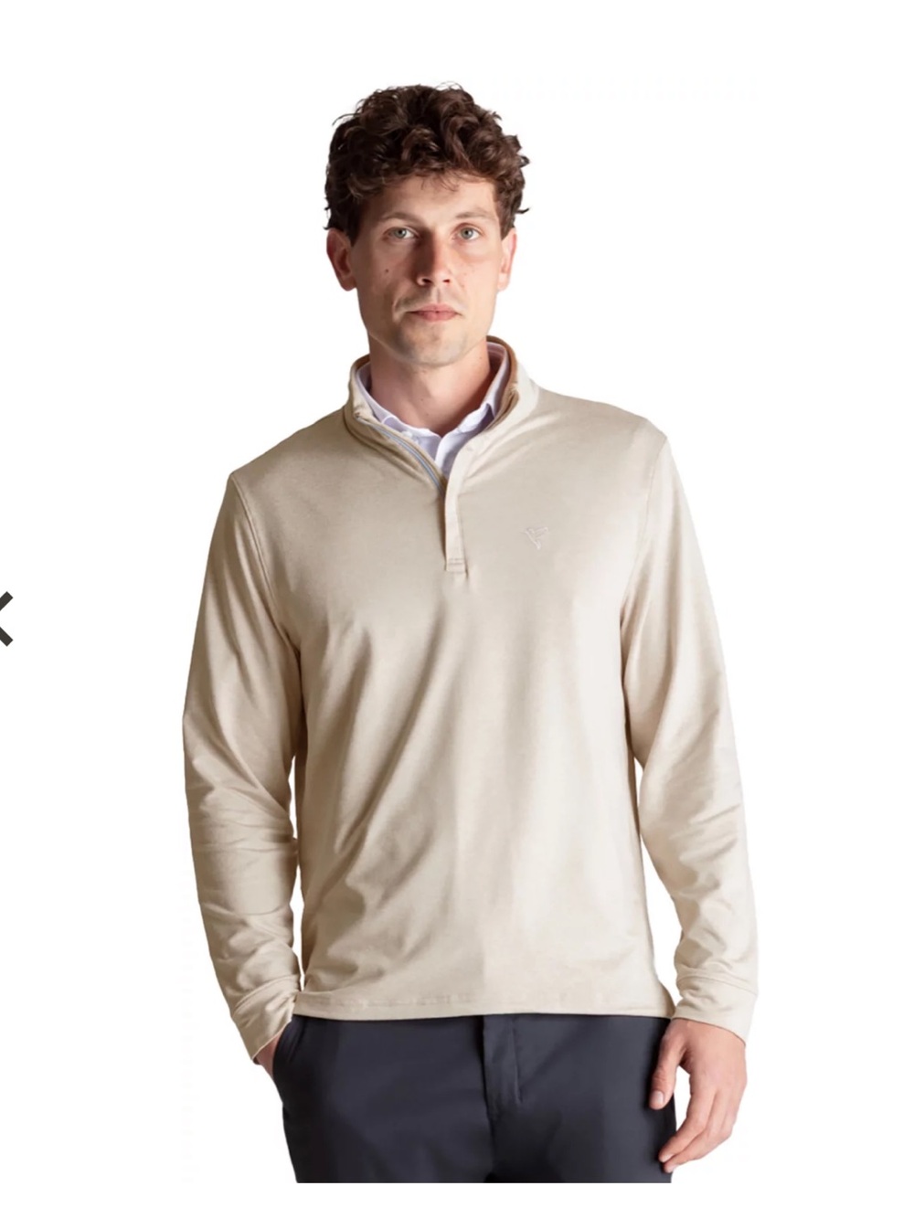 Birddogs Cream Quarter Zip